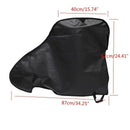 600D PolyesterUniversal Waterproof Caravan Towing Hitch Cover Rain Snow Dus
