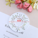 6Pcs Flower Round Child Clothes Size Dividers Plastic Ring Size Label Suppl Kw