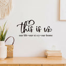 This is Us English Alphabet Removeable Wall Stickers Wallstickers Mural Art A