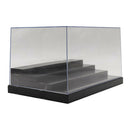 Anti-dust Arcylic 4-Step Display Case, Flat Glossy Base, Stackable Design, for