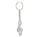 Creative Music Symbol Metal Keychain Ring Keyring Key Fob Funny New Fashion