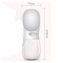 Portable Pet Dog Outdoor Travel Water Bottle Feeder Drinking Fountain Pink