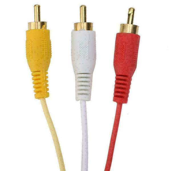 1080p HDMI Male S-video to 3 RCA AV Audio Cable Cord DVD For TV HDTV Adapte S2B3