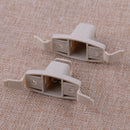 2pcs Sun Visor Clip 51168243575 Fit For BMW E46 M3 323Ci 328Ci 325xi 323i 330xi