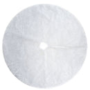 Xmas Christmas Tree Skirt Decor Plush Base Party White Snow Mat Cover Decor FT