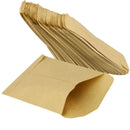 100 pcs Kraft Paper Cookie Candy Package Gift Bags Cellophane Party NEW