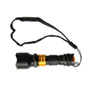 3W Mini Aluminum LED Flashlight Torch Waterproof Camping Sporting (Black) G4C3