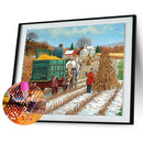 5D DIY Diamond Painting Full Drill Cross Stitch Autumn Harvest Picture Kits