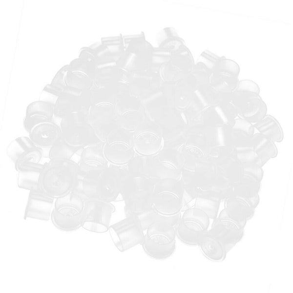 Disposable Lot Tattoo Ink Caps Cups Pigment Holder Caps with Cup Base 500pcs