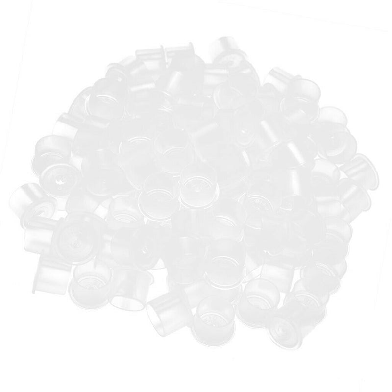 Disposable Lot Tattoo Ink Caps Cups Pigment Holder Caps with Cup Base 500pcs