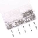 270x Car Spade Connector Wire Crimp Terminal Block With Insulating Sleeve Kit.ES