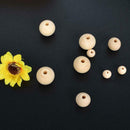 50Pcs/set Log Color Lotus Wood Beads Diy Beaded Loose Beads Hemu Jewelry Accs