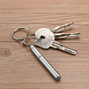 Telescopic Stainless Steel Pen Keyring Keychain Emergency Signature Tool Gift-OZ