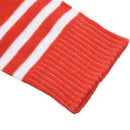 Old School White Stripe on Red Knee High Athletic Sports Tube Sock