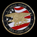 Souvenir Coin US Sea Land Air Seals Team Coin Navy Military Challenge Coin TEUS