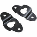 10PCS Audio Speaker Wall Mounted Iron Hanger Plate Black 4.8cm Long G7J3