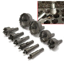 10 Pack Carbide Tip Drill Bits 16-53mm TCT Saw Cutter Tool For Steel Metal Alloy