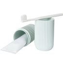 Portable Toothpaste Toothbrush Holder Case Non-Slip Strip Germproof Storage D8Q1