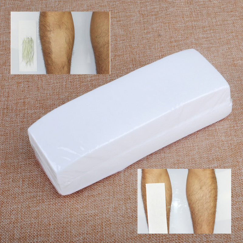 100pcs Non-woven Hair Removal Paper Depilatory Epilator Wax Strip Waxing Tools