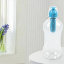 550ML Outdoor Water Bobble Hydration Filter Bottle Filtered Drinking, Blue