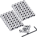 100 Pieces 6 x 5 mm Pin Keepers Pin Locks Pin Backs Locking Clasp with Wren X2D4