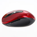 Optical Wireless Mouse USB Receiver RF 2.4G For Desktop & Laptop red