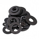 Qty 50 - M6*12*1.2mm High Tensile 8 Black Oxide Flat Washers Fit Bolts & Screws