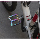 Colorful Aluminum Alloy Bike Bicycle Pedals Mountain Bike Parts Accessories