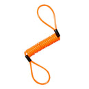 Motorcycle Security Alarm Disc Lock Spring Orange Reminder Cable 150cm Hot