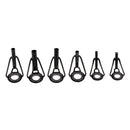 40 Packs Stainless Steel Fishing Rod Guides Fishing Guide Ring Eye 8 Sizes