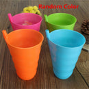 Kids Baby Toddler Slippy Training Cup Drinking With Straw Mug Tumbler Home Gift