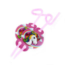 10pcs Plastic Straws Kids Birthday Baby Shower Theme Party BX