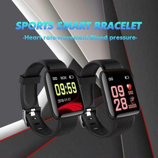 116 PLUS Smart Bracelet D13 Heart Rate Blood Pressure Waterproof Smart Watc A#S