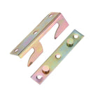 8pcs Iron Bed Fittings Connectors Brackets Joiners Hook Frame Replacement