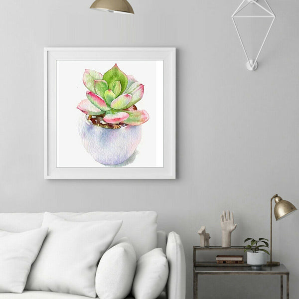 5D Diamond Painting Succulent Plant DIY Full Drill Cross Stitch Decor (376)
