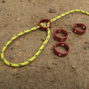 10pcs Alloy 3 Holes Ring Shape Rope Cord Guyline Runners Anti Slip Fastener