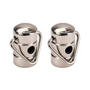 2 Pieces Chrome Large Banjo Hooks Musical Instrument Replacement Accessory