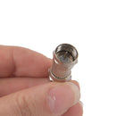 2pcs F type male plug connector socket to RF coax TV aerial female RF adaptersBX