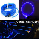 5 Meters Blue Auto Car LED Wire Cold Light Line Lamp Interior Atmosphere Strip.