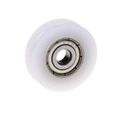 New 5*23*7mm U Groove Metal Shield Nylon Pulley Wheels Roller Ball Bearings  JR