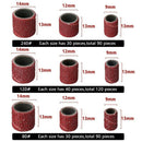 307 Pieces Drum Sander Set Sanding Drum Kit 300 Pieces Sanding Band Sleeves
