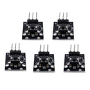 5x Button Switch Module For Arduino Starters Compatible KY-004 Black F9K2