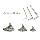 1080PCS M2/M3/M4 Stainless Steel Hex Socket Bolt and Nuts Set Fastener Hard