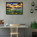 Lake View 5D DIY Full Round Drill Diamond Painting Landscape Mosaic Decor
