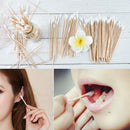 100pcs medical swabs 6'' long wood handle sturdy cotton applicator swab q-tip  Z