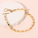 Geometric Circles Choker Women Boho Chain Statement Pendant Necklace Jewel%!