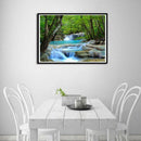 Waterfall DIY Full Drill Diamond Painting Embroidery Cross Stitch Art(D)