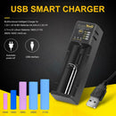 18650 Battery Charger 26650 USB Smart 21700 Single Slot Lithium Battery Charger