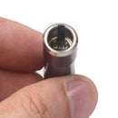 Mini XLR 3 Pin Male to Mini XLR 4 Pin Female Audio Metal Connector Adapter