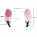 Facial Cleanser Electric Waterproof Scruber Exfoliate Silicone Cleaning Brush